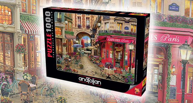 anatolian puzzle 1000 parça paris cafe
