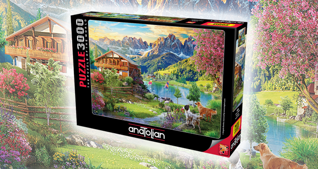 anatolian puzzle 3000 parça dolomit dağları