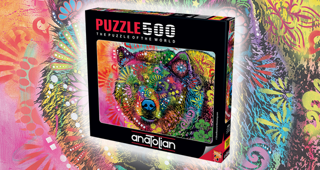 anatolian puzzle 500 parça SEVİMLİ AYI