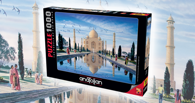 anatolian puzzle taj mahal hindistan tapınak