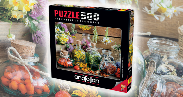 anatolian puzzle 500 parça DOĞAL TERAPİ