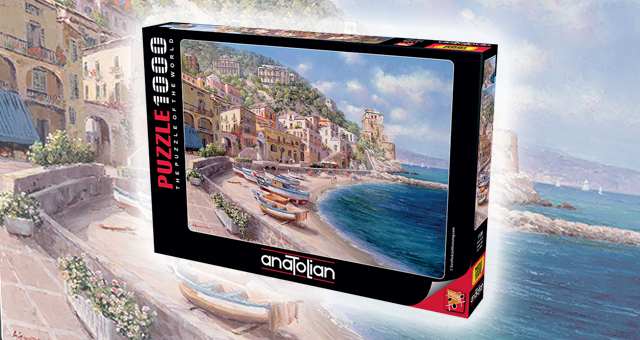 anatolian puzzle 1000 parça italya sahili