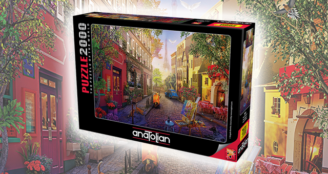 anatolian puzzle 2000 parça paris sokakları