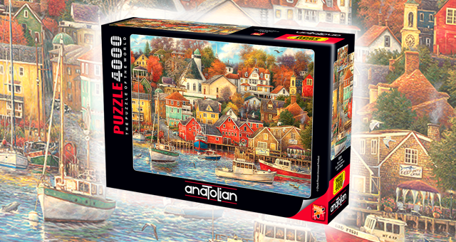 anatolian puzzle 4000 parça keyif limanı